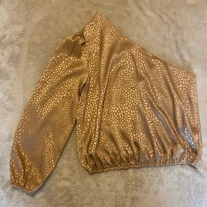 SHEIN one shoulder top!